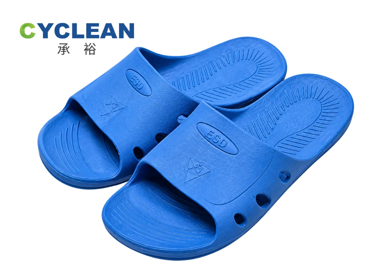 Dép nhựa phòng sạch 6 Lỗ SPU, Chống Tĩnh Điện